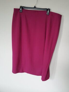 Cato's Magenta Pencil Skirt Plus Size 18/20